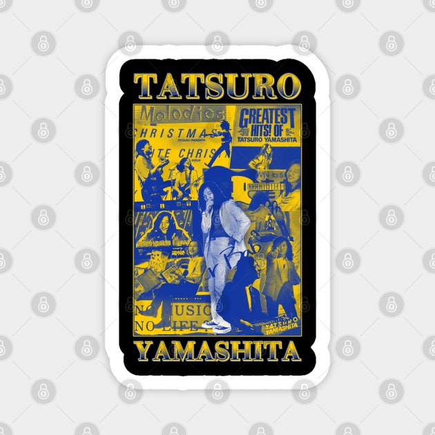 tatsuro yamashita Magnet by Genetics art