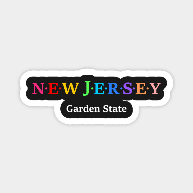 New Jersey, USA. Garden State Magnet by Koolstudio