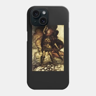 Thor, Arthur Rackham Phone Case