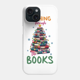 Dashing through the books Phone Case