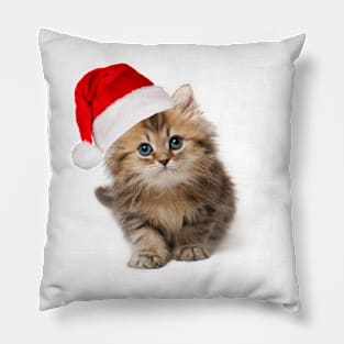 Cute Christmas Little Cat Pillow