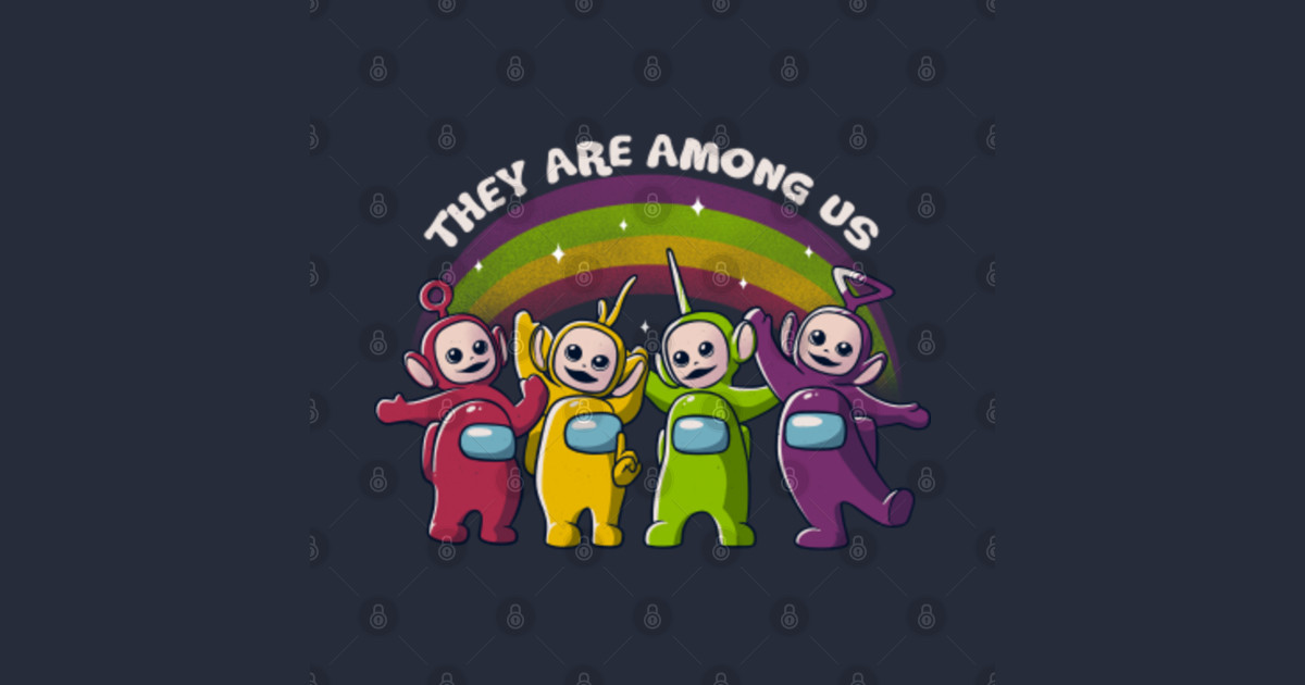 they are among us funny teletubbies game impostor among