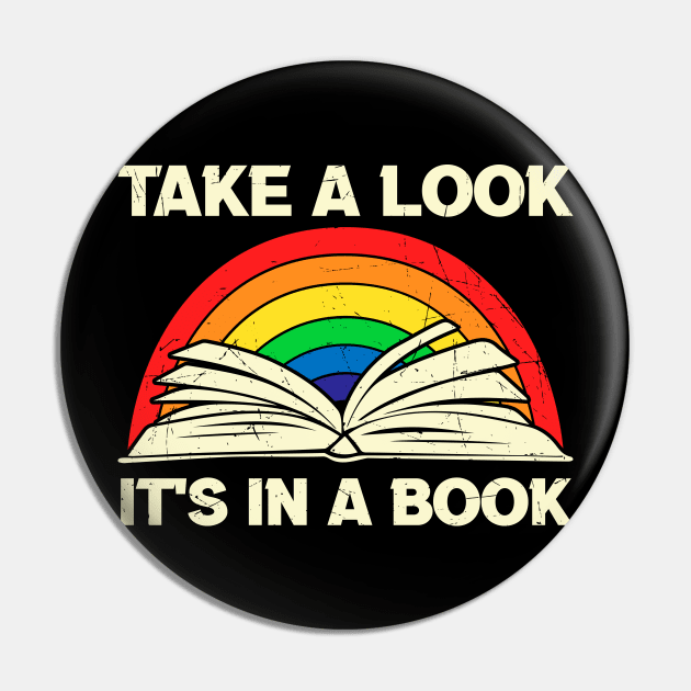 Take a look it's in a book,Reading rainbow Pin by Sabahmd