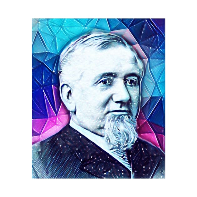 George Pullman Snowy Portrait | George Pullman Artwork 13 by JustLit