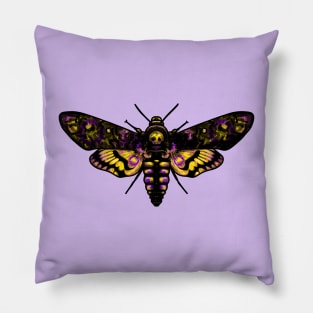 Intersex Moth Pillow