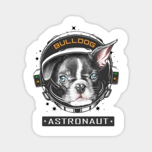 French Bulldog Astronaut Magnet