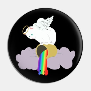 Angel kitty Pin