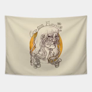 Cry Me Flowers Tapestry