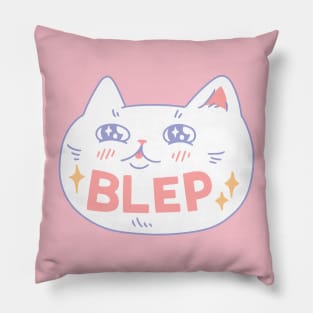 BLEP Kitty Pillow