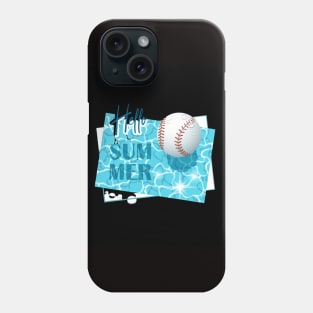 summer baseball Phone Case