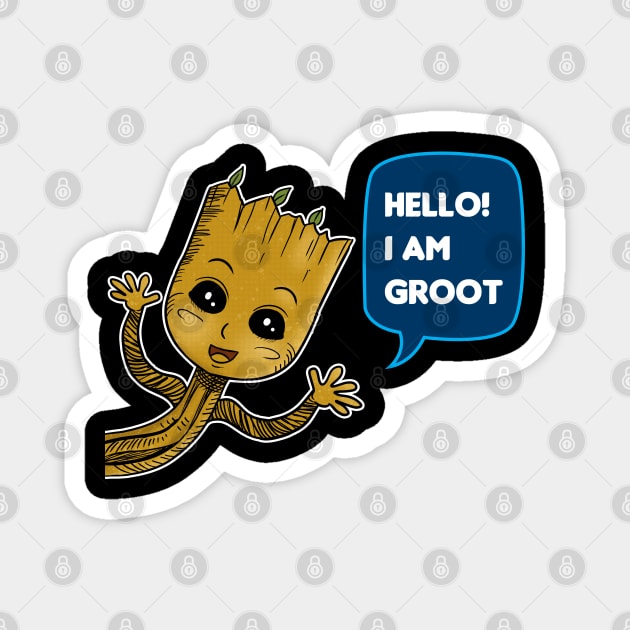 Groot Avatar Magnet by peekxel