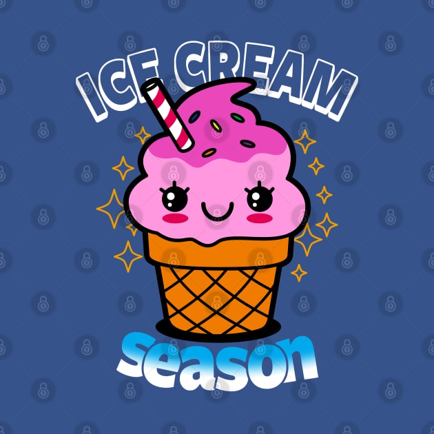 Cute Kawaii Summer Cute Kawaii Ice Cream Season Original Cartoon Meme by BoggsNicolas