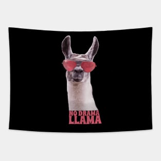 Funny Llama - Llama With Glasses - No Drama Llama Tapestry