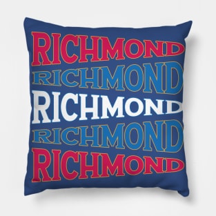 NATIONAL TEXT ART USA RICHMOND Pillow