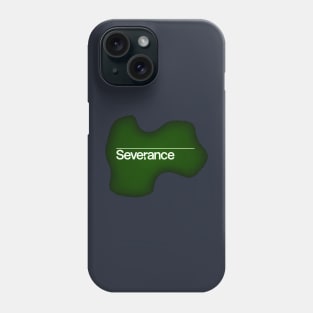 severance series Adam Scott and Britt Lower fan works graphic design by ironpalette Phone Case