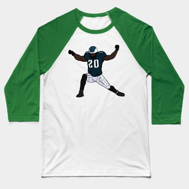 xavierjfong Brian Dawkins Celebration - Philadelphia Eagles Baseball Tee