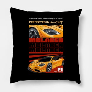 Retro McLaren Car Pillow