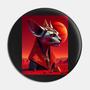 Sphynx God of Mars Pin