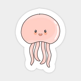 Jellyfish pink ver Magnet