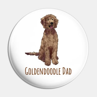 Goldendoodle Dad Pin