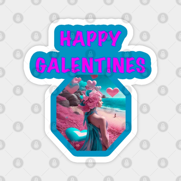 Happy galentines Magnet by sailorsam1805