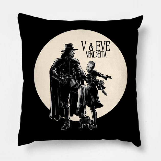 Vendetta Pillow by Zascanauta