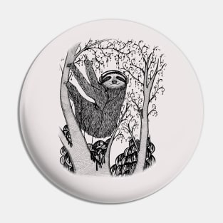 PEACE-TOED SLOTH Pin