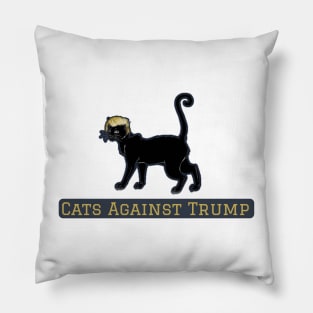 Cats Against Trump Pillow