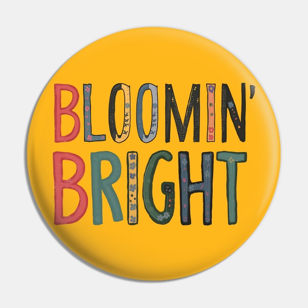 Blooming Bright Pin by NomiCrafts