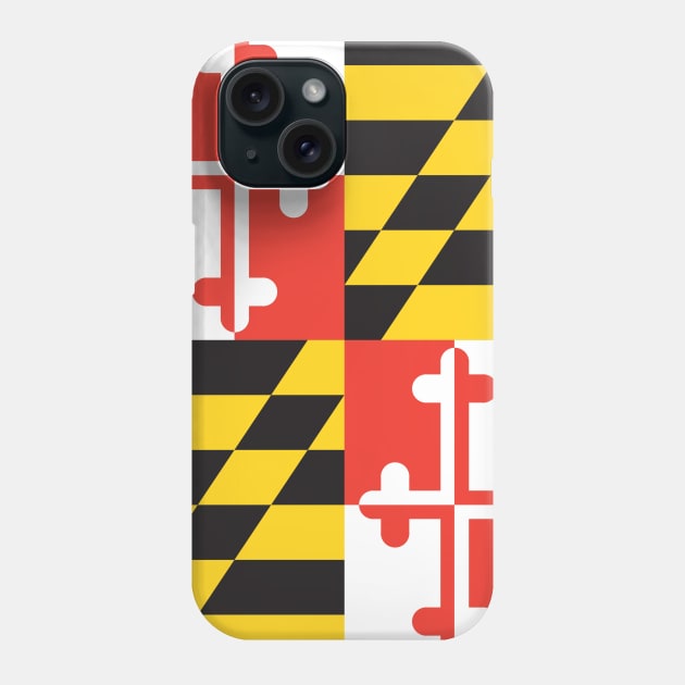 Maryland State Flag Phone Case by stayfrostybro