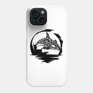 Killer whale, Sunset, Environment, Planet, Ocean Phone Case