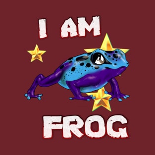 I am frog (Dendrobates Azureus vers.) T-Shirt