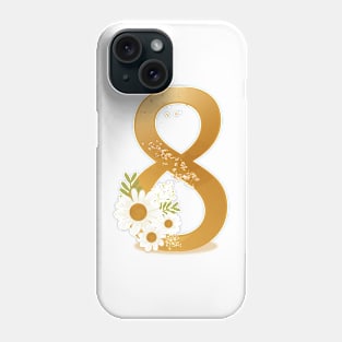 Number 8 Phone Case