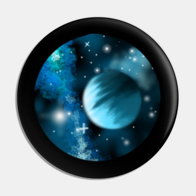 blue galaxy Pin by artsuhana