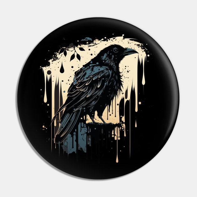 crow Pin by rocknerd