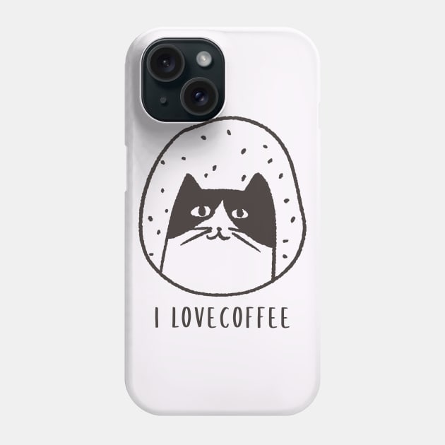 I love coffee Phone Case by AA