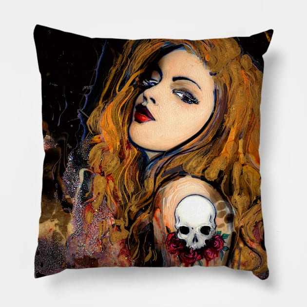 Truth Or Dare Pillow by sagittariusgallery