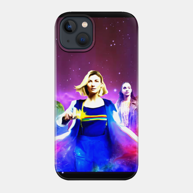 Jodie series 12 Who space cast art - Doctor Who - Phone Case