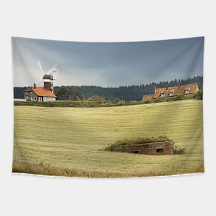 World War II pillbox in a field at Weybourne, Norfolk, UK Tapestry