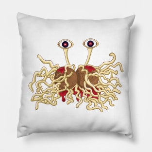 rAMEN Flying Spaghetti  Monster pastafarianism Skeptic Atheist Pillow