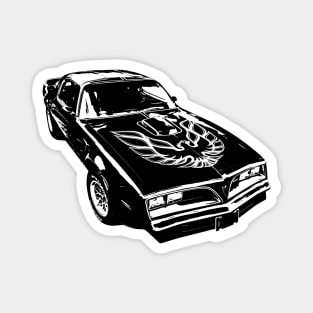 1978 Trans am B&W Magnet