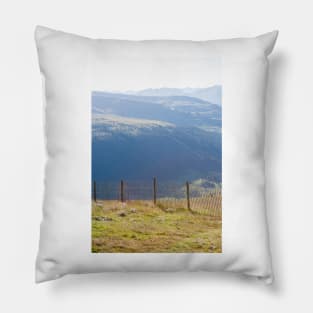 Fence on the Mountain Pillow