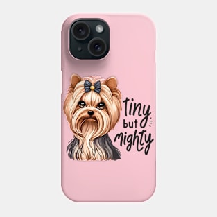 Cute yorkshire terrier dog. Gift for yorkie owners. Phone Case