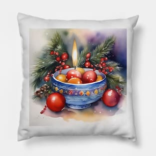 Armenian Christmas - January 6 - Watercolor Pillow