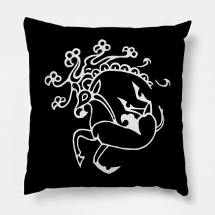 Ancient Scythian Stag Tattoo Design, Siberian Princess Mummy Tattoo Pillow