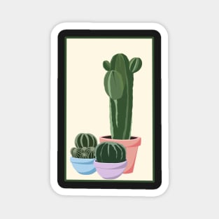Cacti vs. Cactuses Magnet
