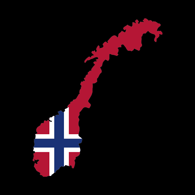 Norway map by Designzz