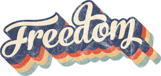 Freedom Kids T-Shirt by threeblackdots