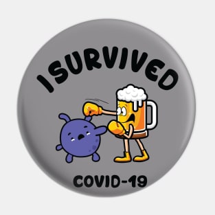 beer vs Coronavirus Pin