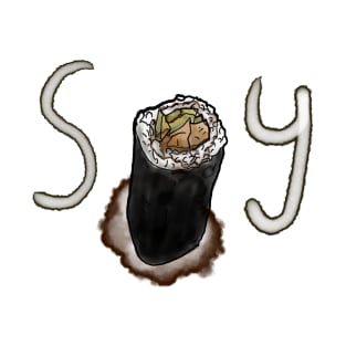 SOY - Sushi Roll - watercolour T-Shirt